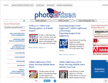Tablet Screenshot of photocitizen.com